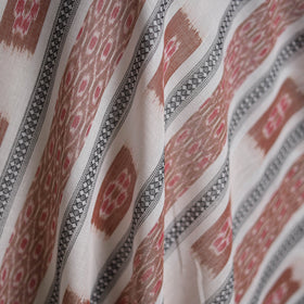 Handloom cotton sambalpuri dabi ikat fabric 09 - handcrafted