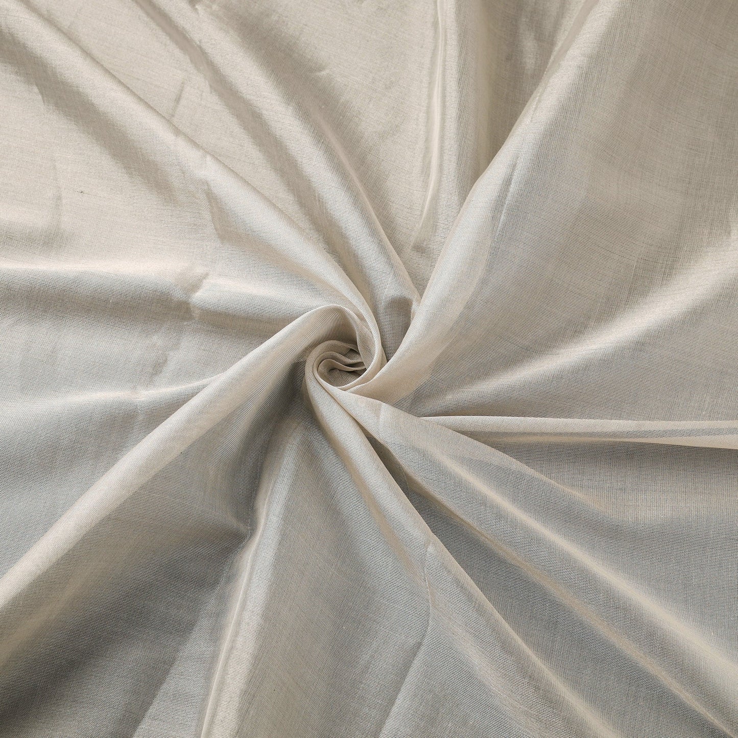 Handloom full tissue silver zari stripes chanderi silk