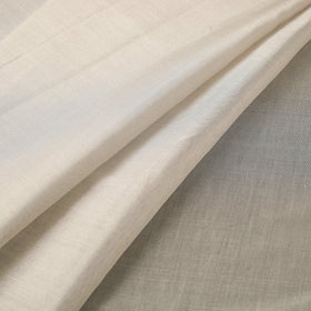 Handloom full tissue silver zari stripes chanderi silk