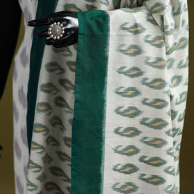 Handloom mercerised cotton pochampally ikat dupatta 04