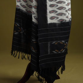 Handloom mercerised cotton pochampally ikat dupatta 26