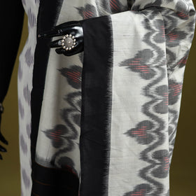 Handloom mercerised cotton pochampally ikat dupatta 32