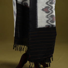 Handloom mercerised cotton pochampally ikat dupatta 32