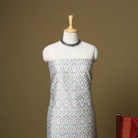 Handloom sico pochampally ikat 2pc unstitched dress