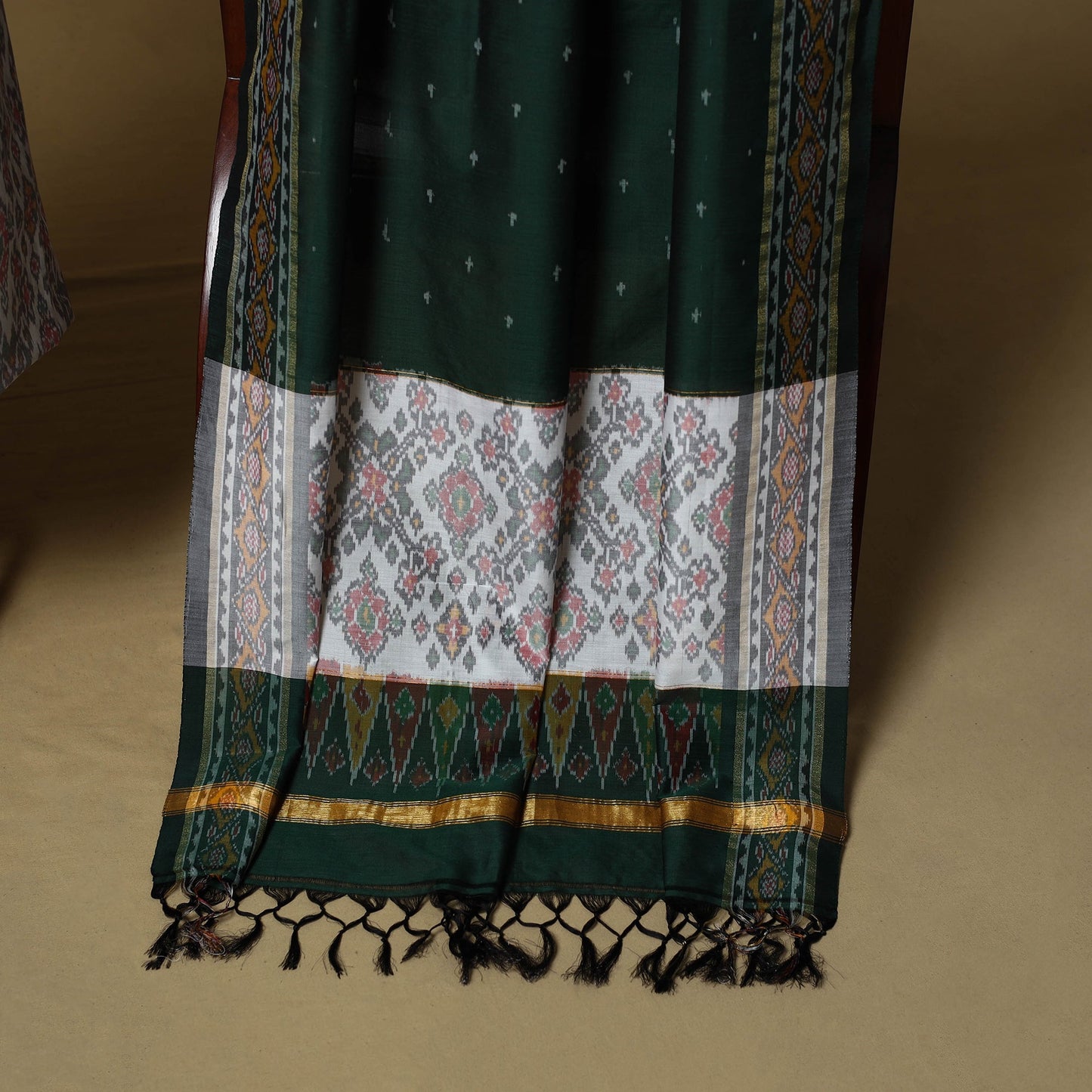 Handloom sico pochampally ikat 2pc unstitched dress
