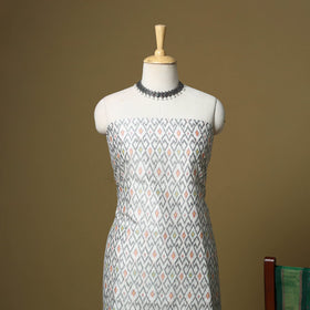 Handloom sico pochampally ikat 2pc unstitched dress