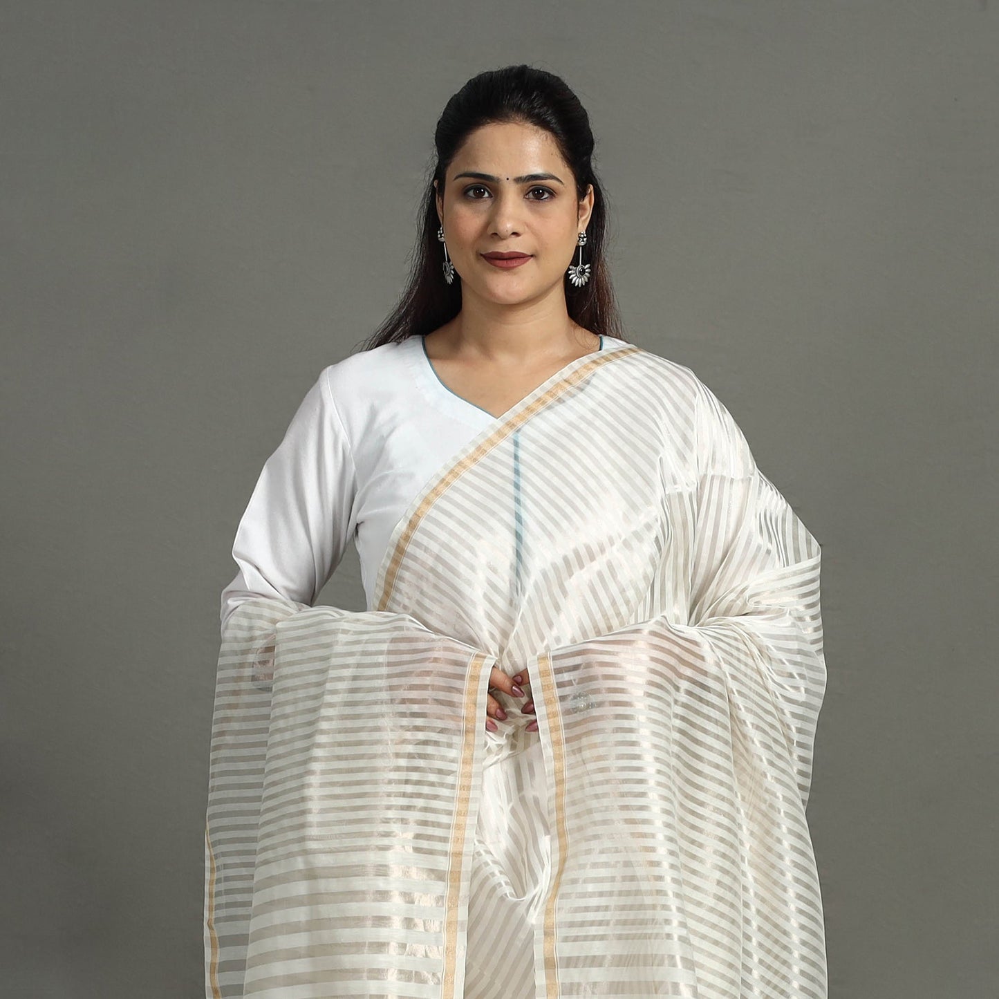 Buy Traditional Handloom Chanderi Dupatta Online