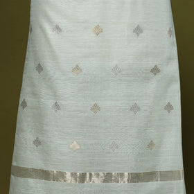 Handloom zari buti chanderi silk 2pc unstitched dress