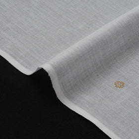 Handloom zari buti mercerised cotton chanderi fabric 04