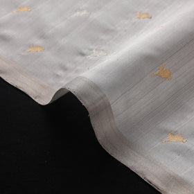 Handloom zari buti pure chanderi silk fabric 03