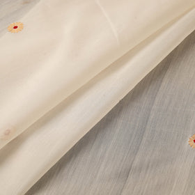 Handloom zari meena buti chanderi silk fabric 43