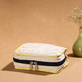 White Multipurpose Jewellery Bag with 4 Storage Pockets