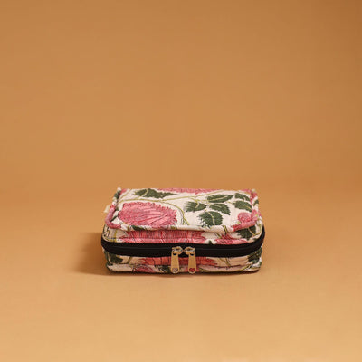Handmade 4 pockets quilted jewellery bag 10 - handcrafted
