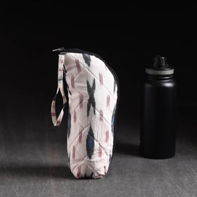  White Handmade Cotton 1L Water Bottle Cover