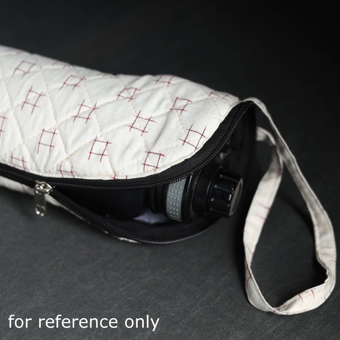  White Handmade Cotton 1L Water Bottle Cover