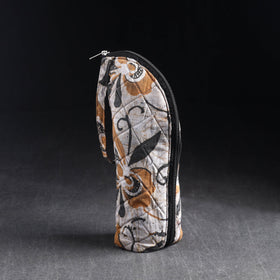 White Handmade Cotton 1L Water Bottle Cover