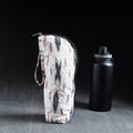 White Handmade Cotton 1L Water Bottle Cover