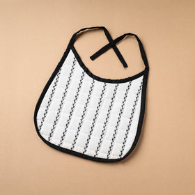 White Handmade Cotton Baby Bib
