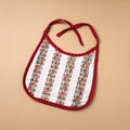 White Handmade Cotton Baby Bib