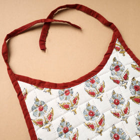 White Handmade Cotton Baby Bib