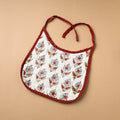White Handmade Cotton Baby Bib