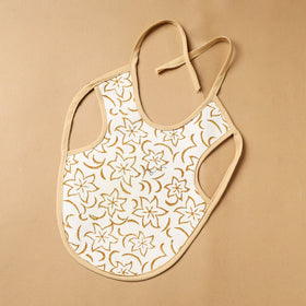 White Handmade Cotton Baby Bib