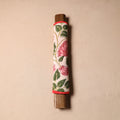 White - handmade cotton fridge handle cover 10 - handcrafted