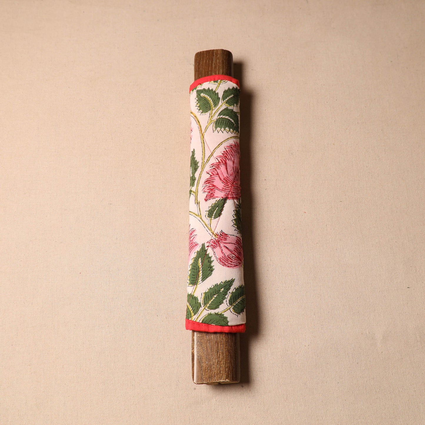 White - handmade cotton fridge handle cover 10 - handcrafted