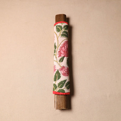 White - handmade cotton fridge handle cover 10 - handcrafted