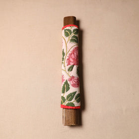 White - handmade cotton fridge handle cover 10 - handcrafted