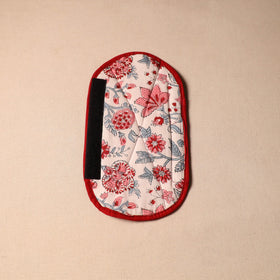 White - handmade cotton fridge handle cover 21 - handcrafted