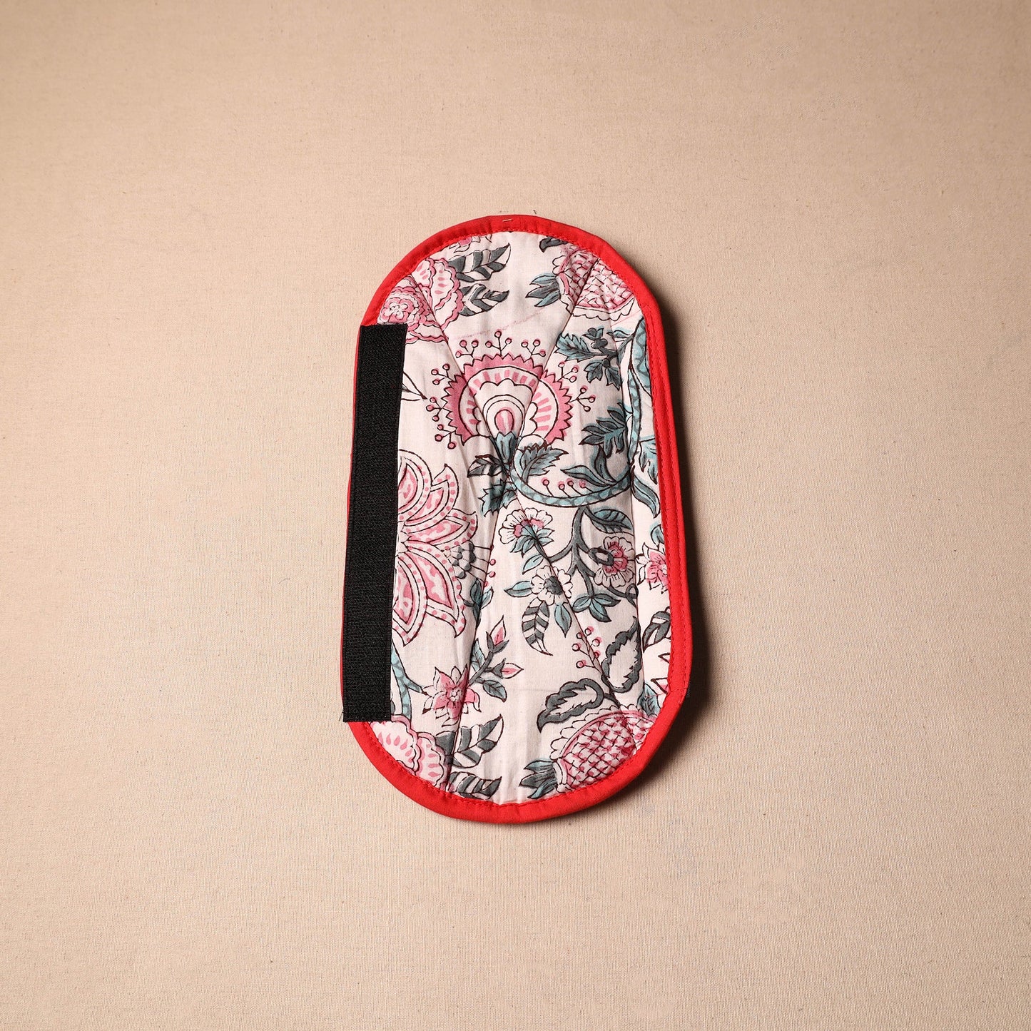 White - Handmade Cotton Fridge Handle Cover 37