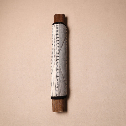 Buy Handmade Cotton White Fridge Handle Cover