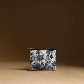 Shop White Handmade Cotton Multi Utility Pouches