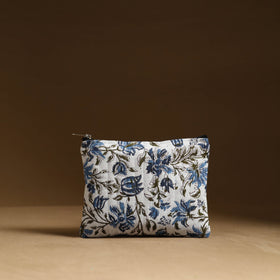 Shop White Handmade Cotton Multi Utility Pouches