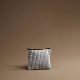 White Handmade Cotton Multipurpose Utility Pouches (set of 3)