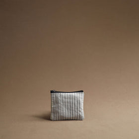 White Handmade Cotton Multipurpose Utility Pouches (set of 3)