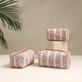White - handmade cotton toiletry bags (set of 3) 01