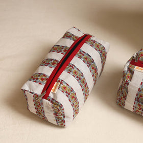 White - handmade cotton toiletry bags (set of 3) 03