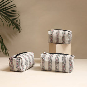 White - handmade cotton toiletry bags (set of 3) 05
