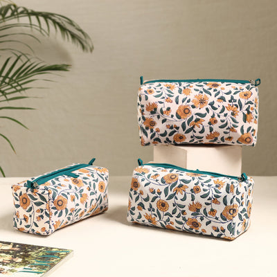  Handmade Cotton Toiletry Bags (Set of 3) 54 