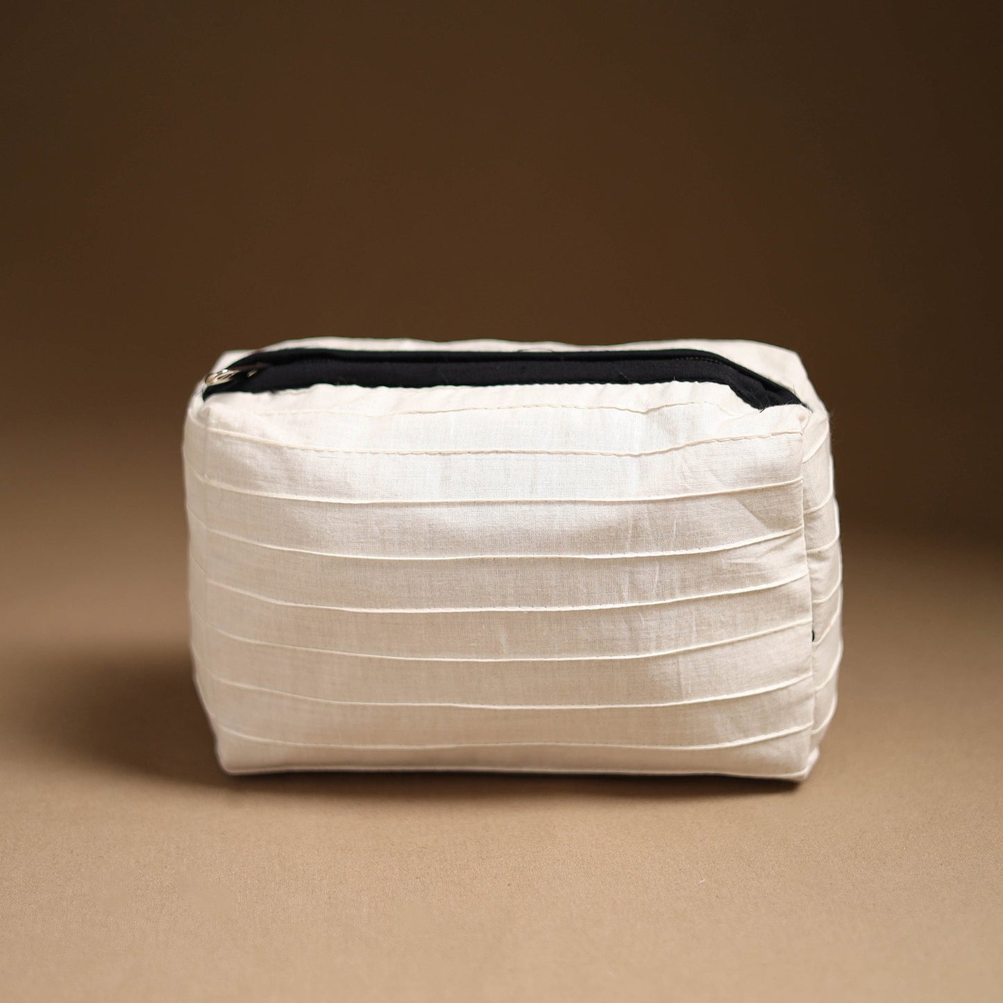 Handmade Cotton Toiletry Pouch - Eco-Friendly