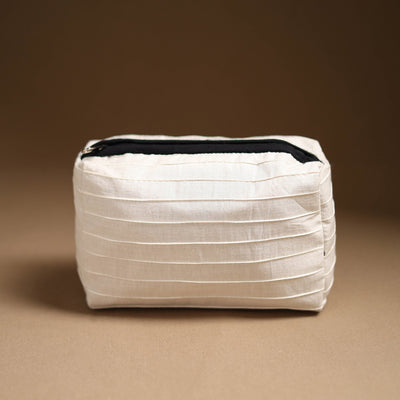 Handmade Cotton Toiletry Pouch - Eco-Friendly