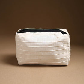 Handmade Cotton Toiletry Pouch - Eco-Friendly