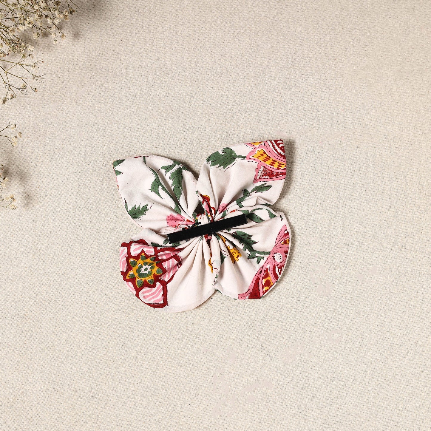  Handmade Fabric Butterfly Hair Clip 