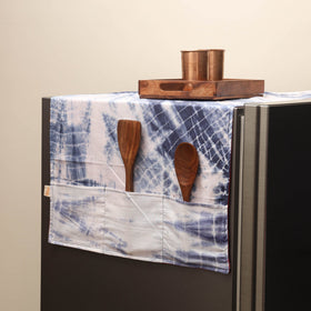 Handmade fridge top cover with multiple pockets 03