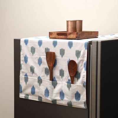 Handmade fridge top cover with multiple pockets 16