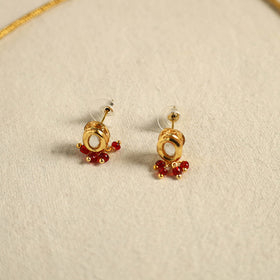 White - handmade kundan work choker necklace set 14