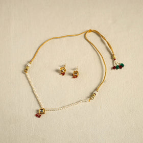 Buy Handmade Kundan Work Choker Necklace Set 