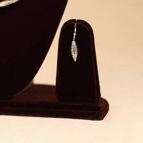 White - handmade metal beadwork necklace set 48